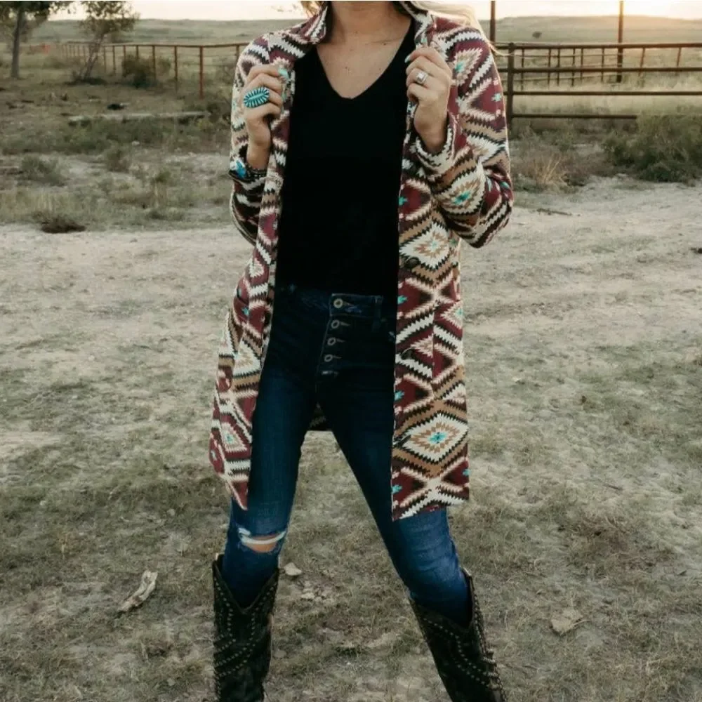 Western Aztec Jacket - Picture 2 of 3